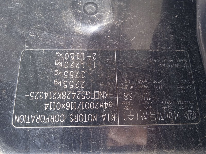 kia carens iii monospace (un) del año 2009