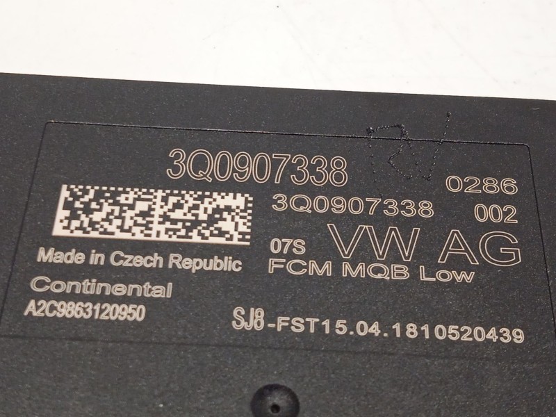 Recambio de modulo confort para audi q2 (gab) 1.6 tdi referencia OEM IAM 3Q0907338  A2C9863120950
