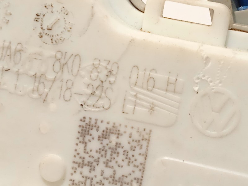 Recambio de cerradura puerta trasera derecha para audi q2 (gab) 1.6 tdi referencia OEM IAM 8K0839016H  