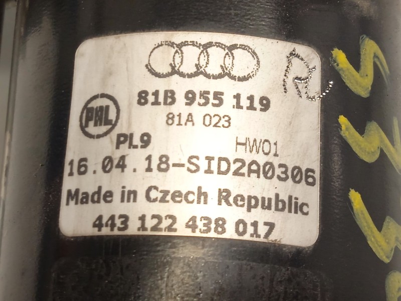 Recambio de motor limpia delantero para audi q2 (gab) 1.6 tdi referencia OEM IAM 81B955119  443122438017
