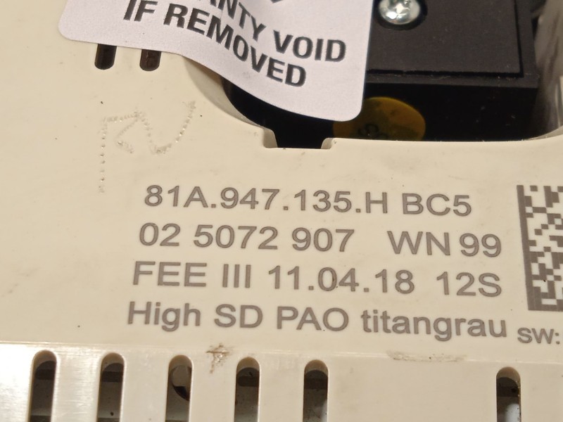 Recambio de luz interior para audi q2 (gab) 1.6 tdi referencia OEM IAM 81A947135H 81A947135HBC5 4M0959613BC5
