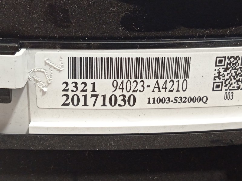 Recambio de cuadro instrumentos para kia carens iv 1.7 crdi referencia OEM IAM 94023A4210  11003532000Q
