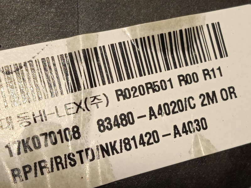 Recambio de elevalunas trasero derecho para kia carens iv 1.7 crdi referencia OEM IAM 83480A4020 83460A4000 