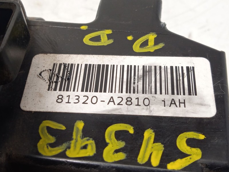 Recambio de cerradura puerta delantera derecha para kia cee´d (jd) 1.6 crdi 110 referencia OEM IAM 81320A2810  