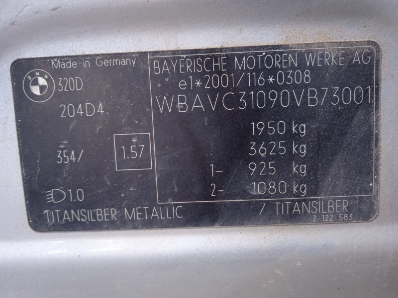 bmw 3 (e90) del año 2005