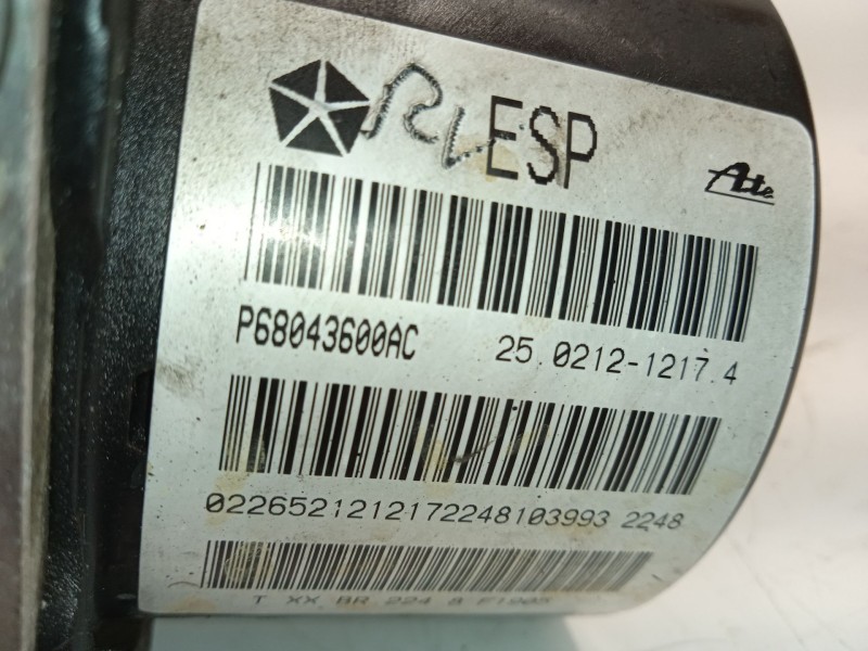 Recambio de abs para chrysler grand voyager v (rt) 2.8 crd referencia OEM IAM P68043600AC 28526153033 25021212174