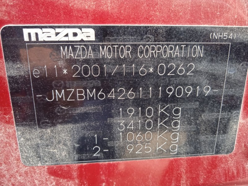 mazda 3 (bm, bn) del año 2014