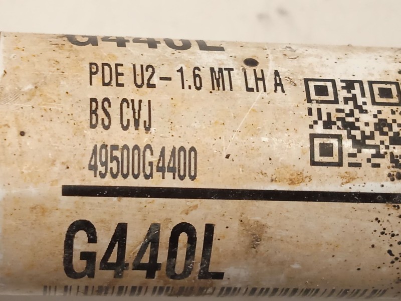 Recambio de transmision delantera izquierda para hyundai i30 (pde, pd, pden) 1.6 crdi referencia OEM IAM 49500G4400  