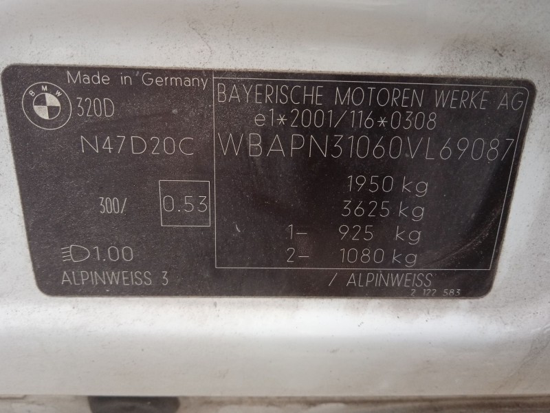 bmw 3 (e90) del año 2009