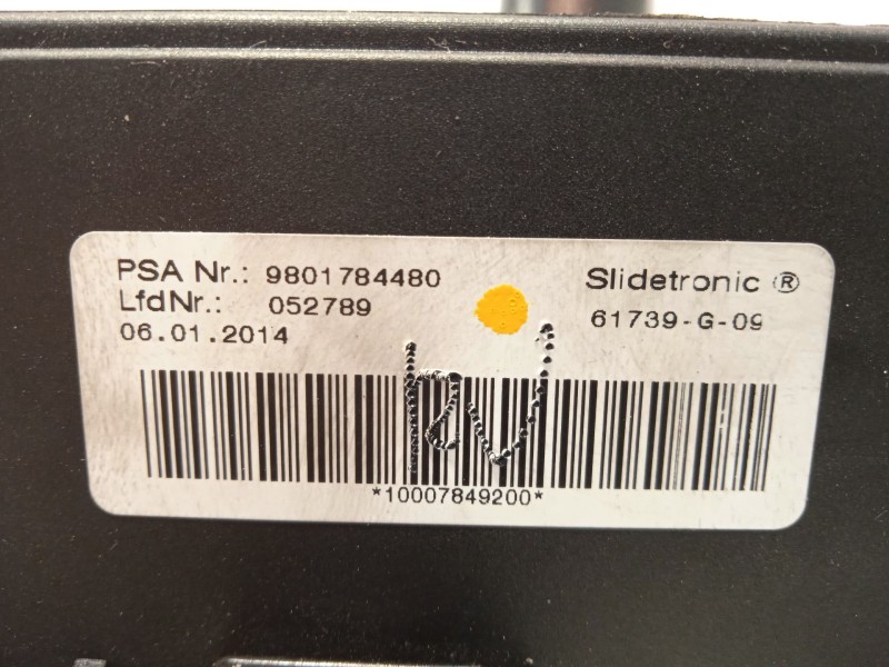 Recambio de palanca cambio para citroën ds5 1.6 hdi 115 referencia OEM IAM 9801784480  