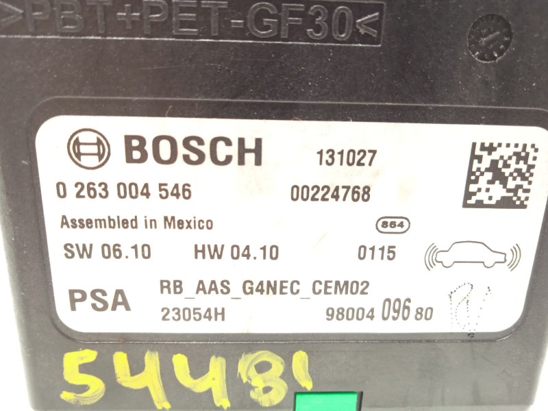 Recambio de modulo electronico para citroën ds5 1.6 hdi 115 referencia OEM IAM 9800409680  0263004546