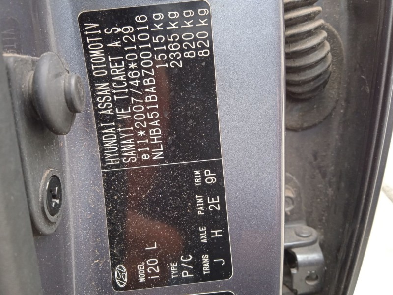 hyundai i20 i (pb, pbt) del año 2010