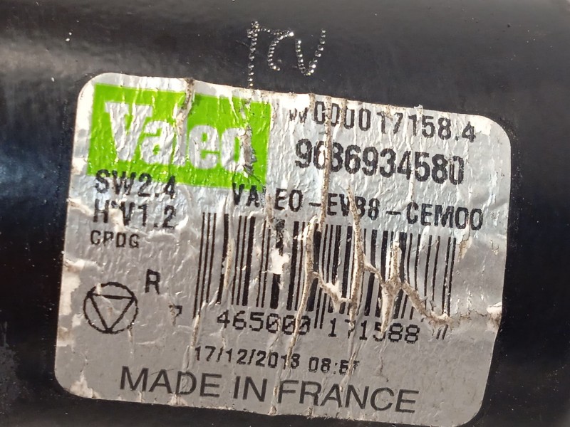 Recambio de motor limpia delantero para citroën ds5 1.6 hdi 115 referencia OEM IAM 9686934580  