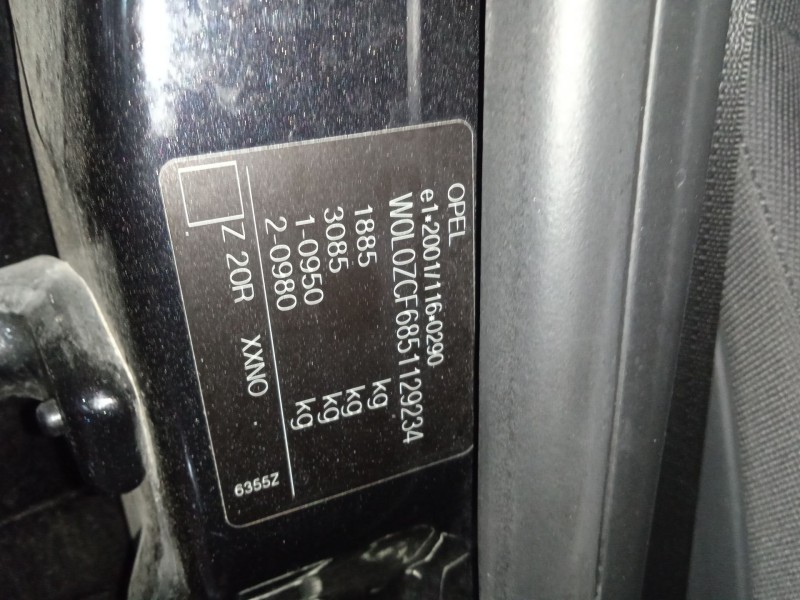 opel vectra c gts (z02) del año 2005