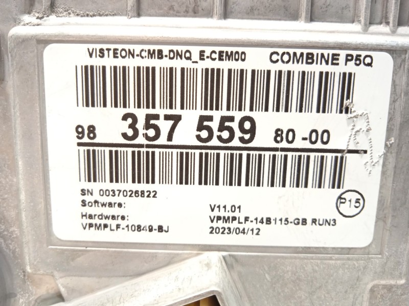 Recambio de cuadro instrumentos para peugeot 408 ii (fp_, f3_) puretech 130 referencia OEM IAM 9835755980  