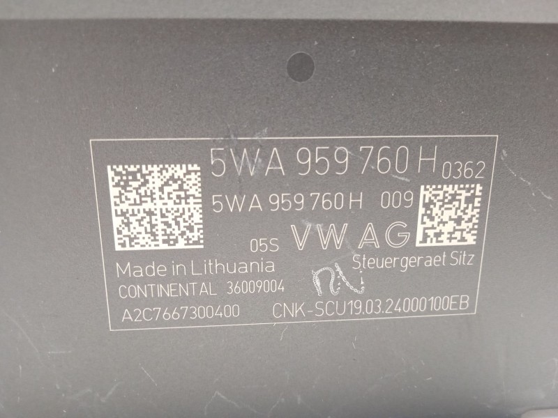 Recambio de modulo electronico para cupra formentor (km7, kmp) 1.4 e-hybrid referencia OEM IAM 5WA959760H  