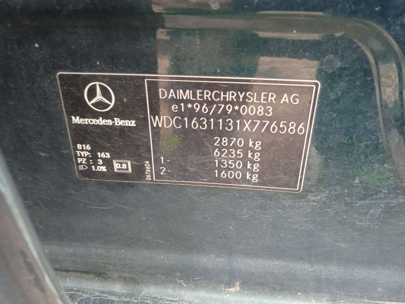 mercedes-benz clase m (w163) del año 2006