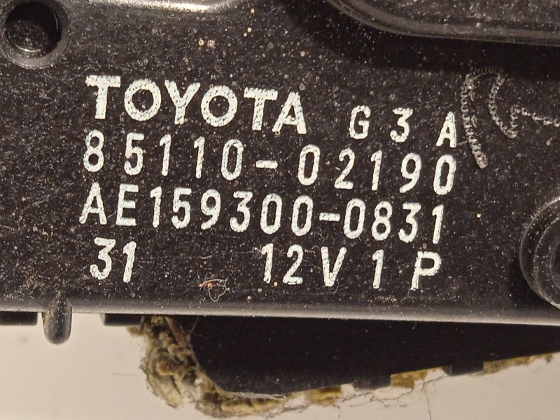 Recambio de motor limpia delantero para toyota auris (_e15_) 1.6 (zre151_) referencia OEM IAM 8511002190  AE1593000831