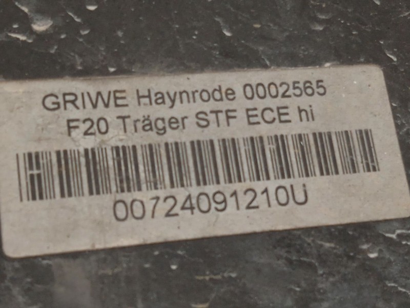 Recambio de refuerzo paragolpes trasero para bmw 1 (f20) 116 d referencia OEM IAM 51127240912  