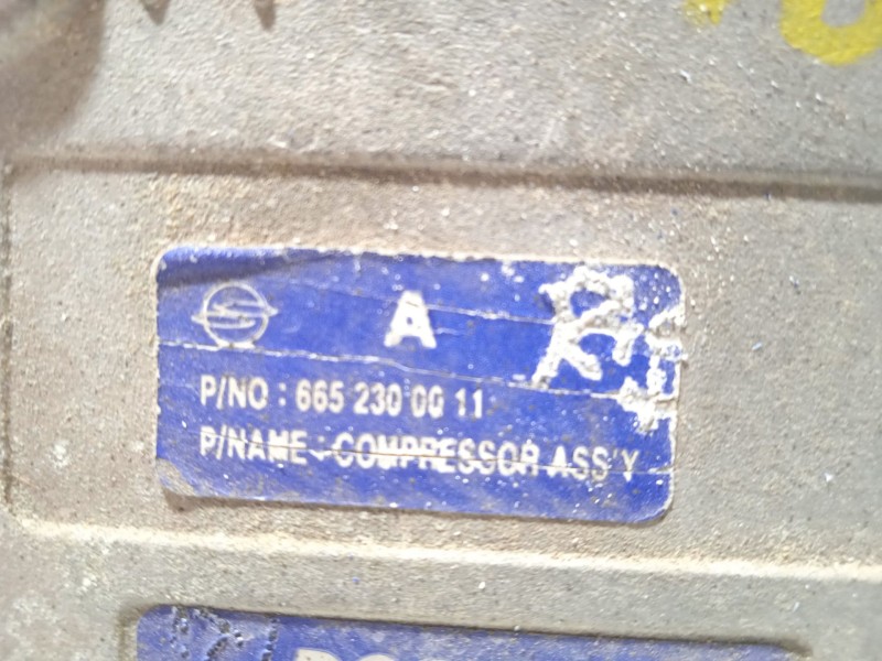 Recambio de compresor aire acondicionado para ssangyong rodius i 2.7 xdi referencia OEM IAM 6652300011  180500390A