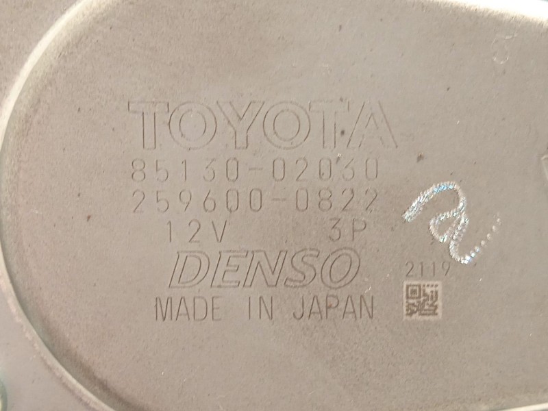 Recambio de motor limpia trasero para toyota auris (_e15_) 1.6 (zre151_) referencia OEM IAM 8513002030  2596000822