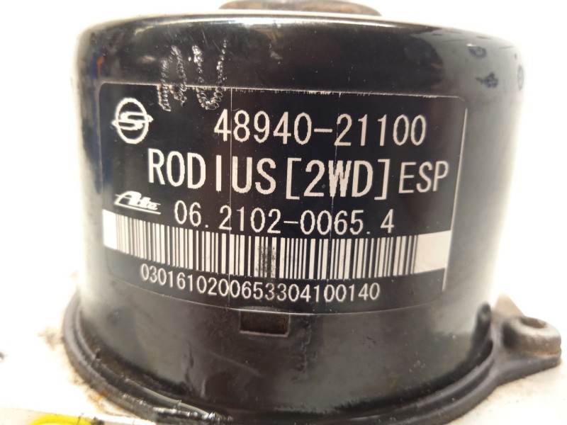 Recambio de abs para ssangyong rodius i 2.7 xdi referencia OEM IAM 4894021100 06210902223 06210200654