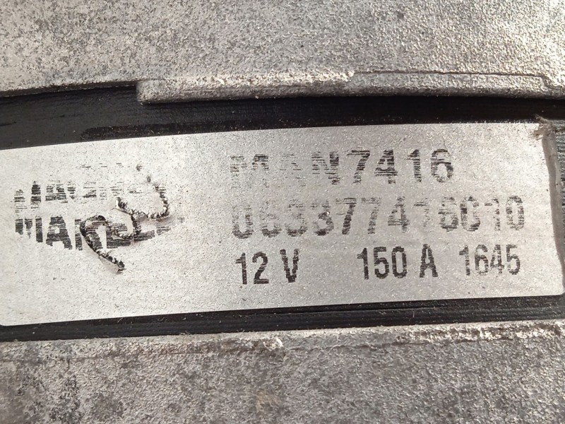 Recambio de alternador para volvo s40 ii (544) 2.0 d referencia OEM IAM MAN7416 63377416010 063377416010