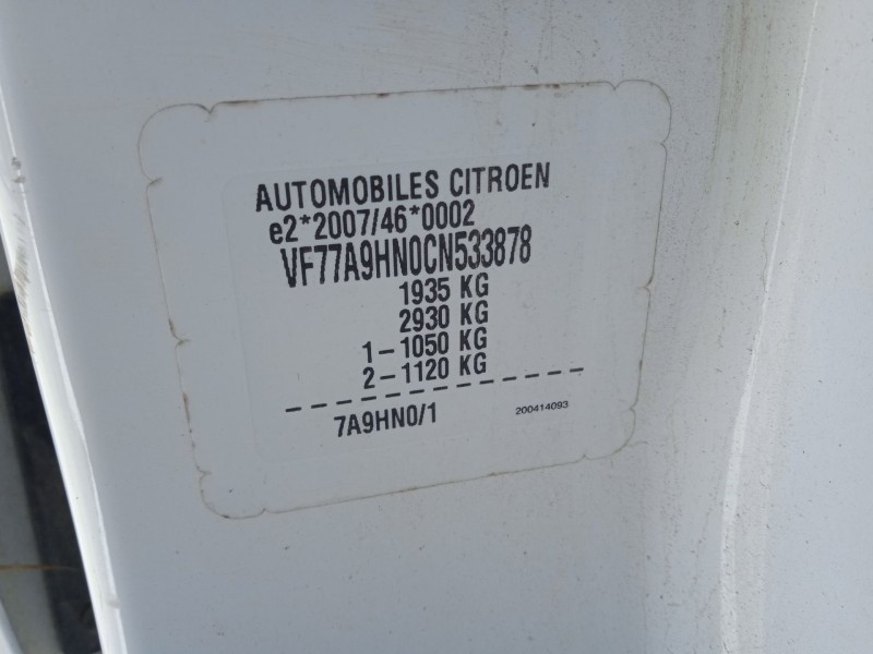 citroën berlingo furgoneta/monovolumen (b9) del año 2012