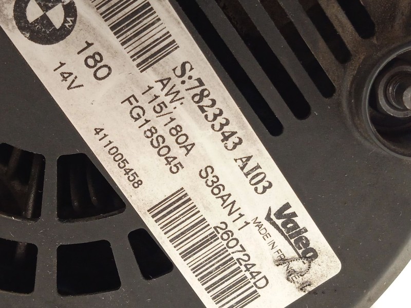 Recambio de alternador para bmw 1 (f20) 116 d referencia OEM IAM 7823343 12317823343 FG18S045