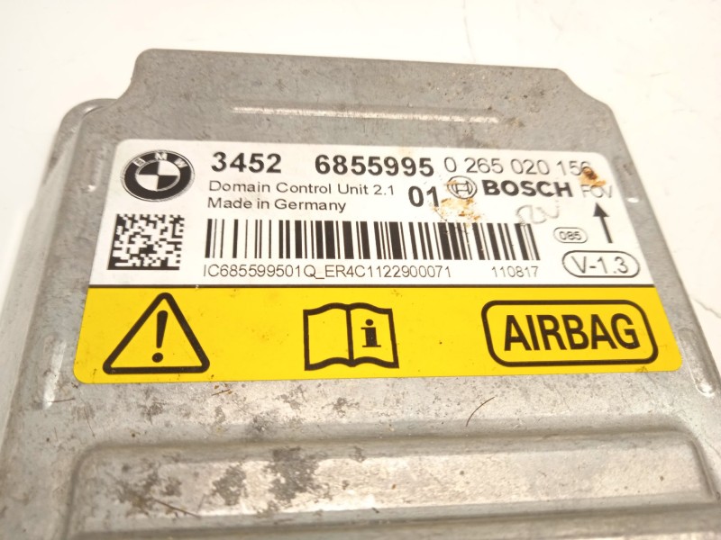 Recambio de centralita airbag para bmw 1 (f20) 116 d referencia OEM IAM 34526855995  0265020156