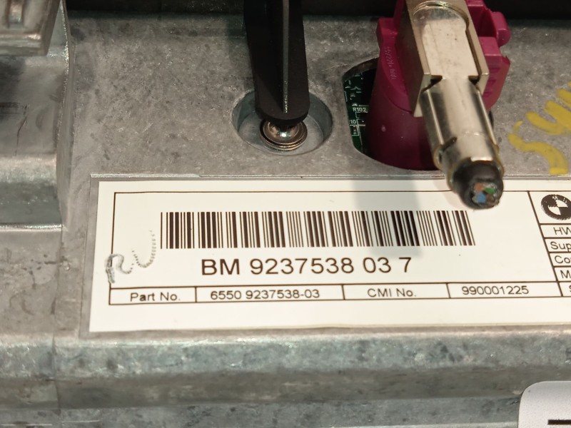 Recambio de pantalla multifuncion para bmw 1 (f20) 116 d referencia OEM IAM 65509237538 9237538 