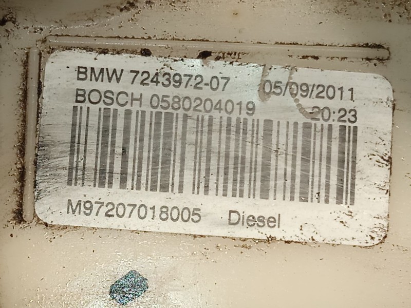 Recambio de bomba combustible para bmw 1 (f20) 116 d referencia OEM IAM 7243972 16117243972 0580204019