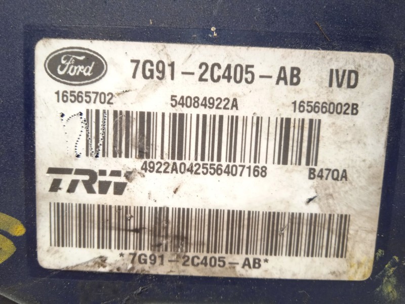 Recambio de abs para ford mondeo sportbreak (ca2) titanium referencia OEM IAM 7G912C405AB 16565702 54084922A