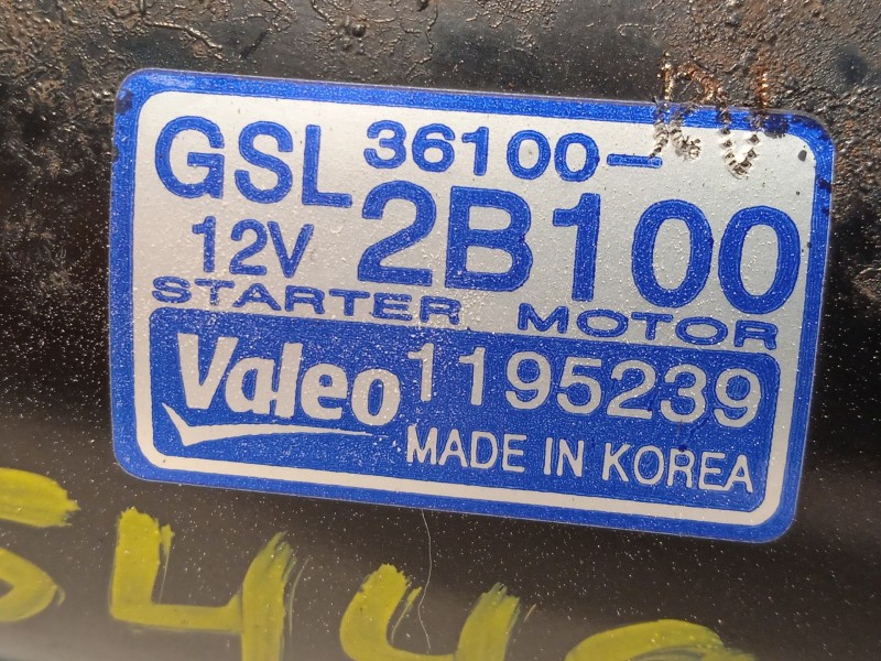 Recambio de motor arranque para hyundai i20 i (pb, pbt) 1.4 referencia OEM IAM 361002B100  1195239