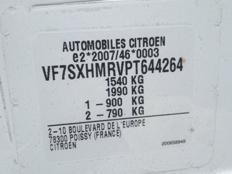 citroën c3 / c3 origin iii (sx) del año 2023