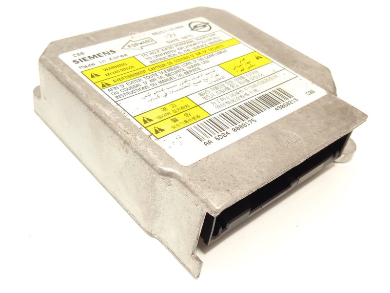 Recambio de centralita airbag para ssangyong actyon i 2.0 xdi referencia OEM IAM 8625131060  5WY64076
