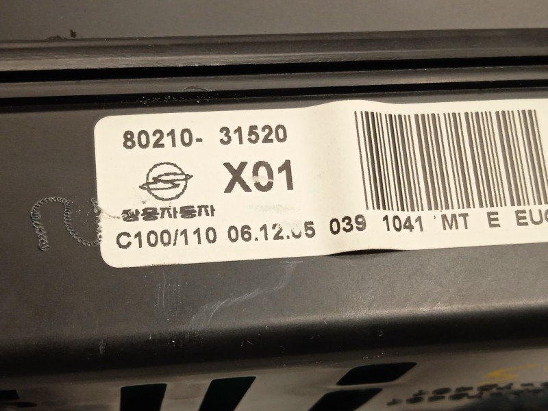 Recambio de cuadro instrumentos para ssangyong actyon i 2.0 xdi referencia OEM IAM 8021031520  