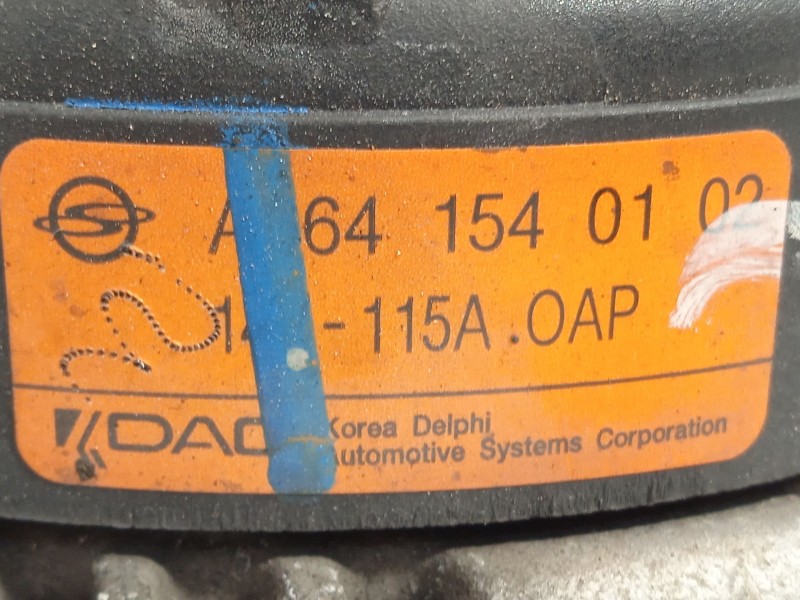 Recambio de alternador para ssangyong actyon i 2.0 xdi referencia OEM IAM A6641540102  