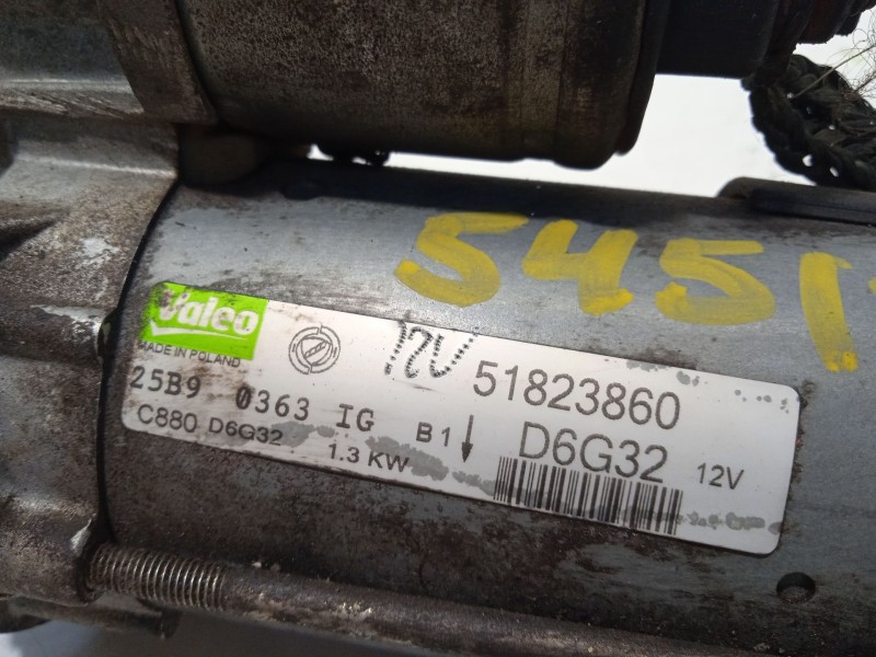 Recambio de motor arranque para ford ka (ru8) 1.3 tdci referencia OEM IAM 51823860  D6G32