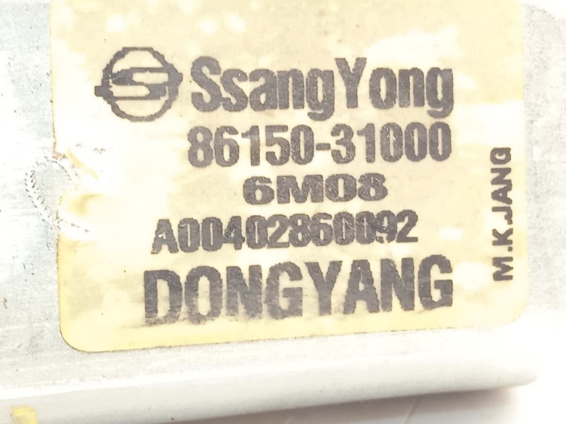 Recambio de motor limpia trasero para ssangyong actyon i 2.0 xdi referencia OEM IAM 8615031000  