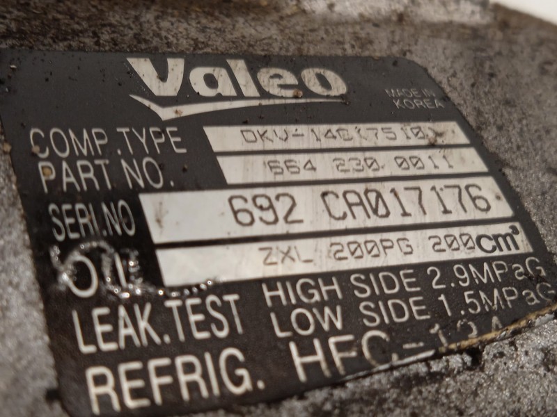 Recambio de compresor aire acondicionado para ssangyong actyon i 2.0 xdi referencia OEM IAM 6642300011  