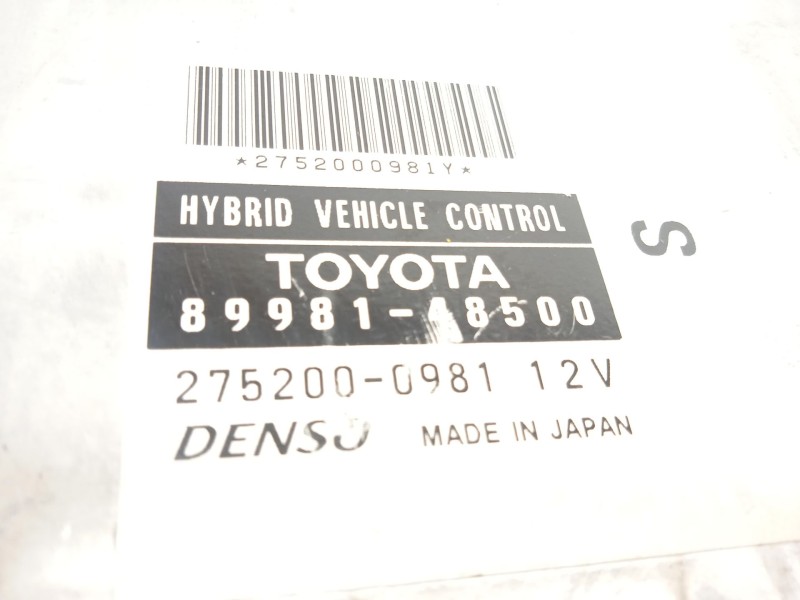 Recambio de modulo electronico para lexus rx (_u3_) 400h (mhu38_) referencia OEM IAM 8998148500  2752000981