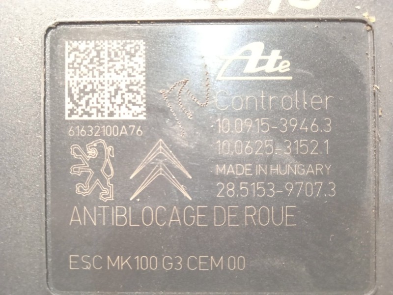 Recambio de abs para citroën c-elysée exclusive referencia OEM IAM 9814482680 10091539463 10022006744