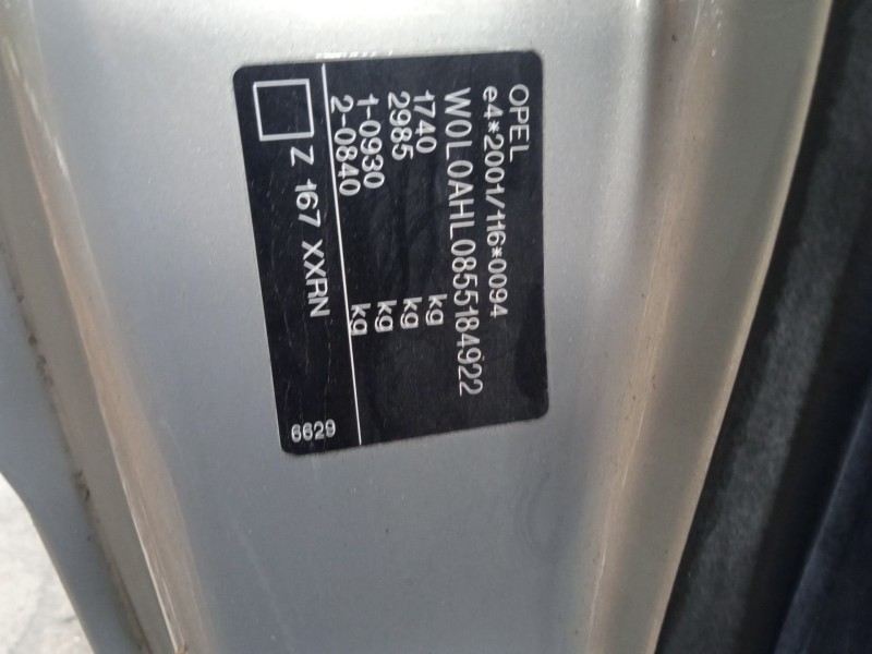 opel astra h gtc (a04) del año 2005