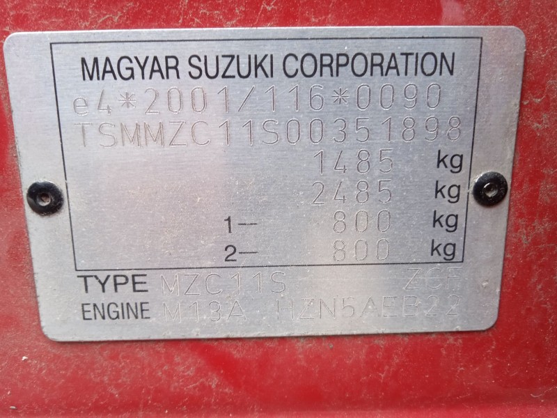 suzuki swift iii (mz, ez) del año 2007