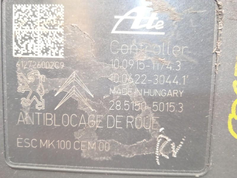 Recambio de abs para peugeot 208 allure referencia OEM IAM 9802460980 10091511743 10022001224