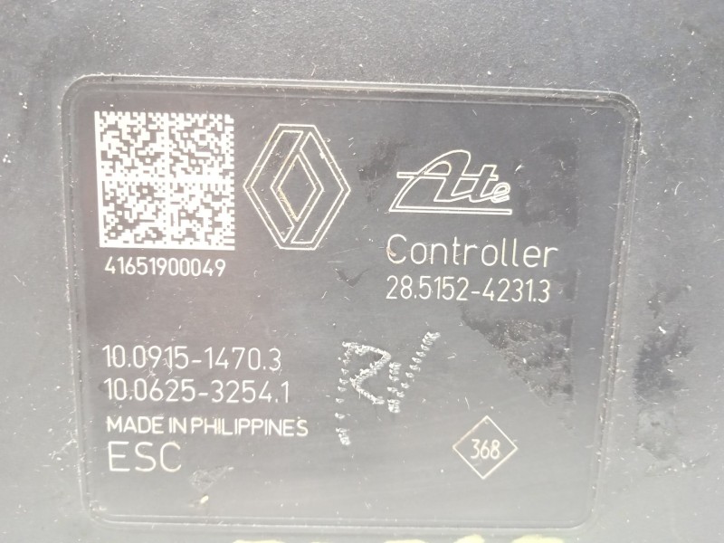 Recambio de abs para renault megane iv berlina 5p intens referencia OEM IAM 476604349R 28515242313 10039947464