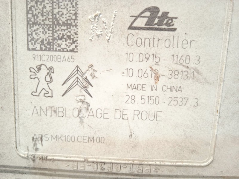 Recambio de abs para citroën c3 collection referencia OEM IAM 9678416180 10091511603 10022000664