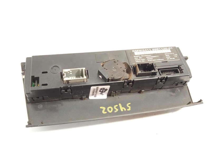 Recambio de mando climatizador para bmw 3 (e90) 320 d referencia OEM IAM 64116981120  A2C53143034