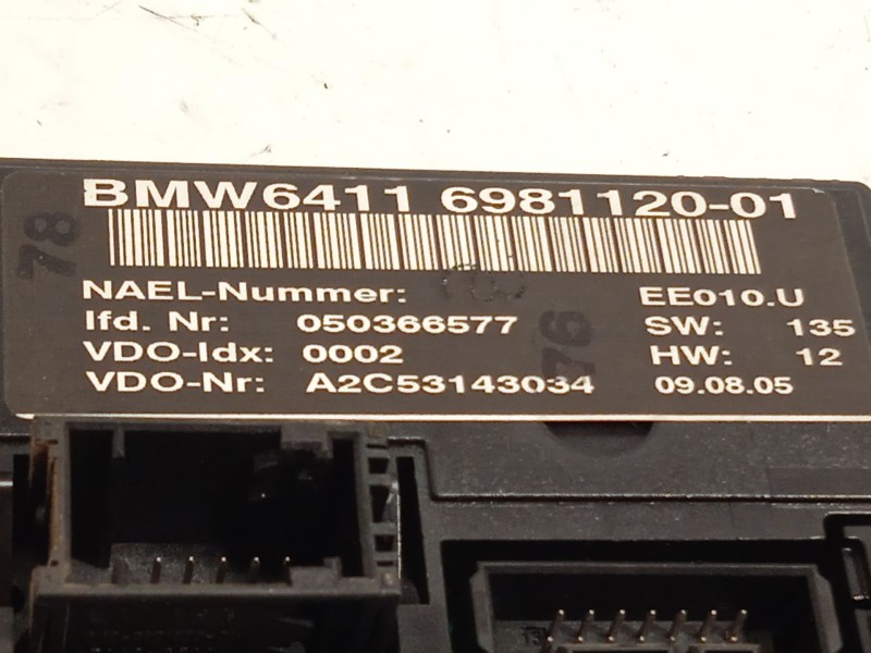Recambio de mando climatizador para bmw 3 (e90) 320 d referencia OEM IAM 64116981120  A2C53143034